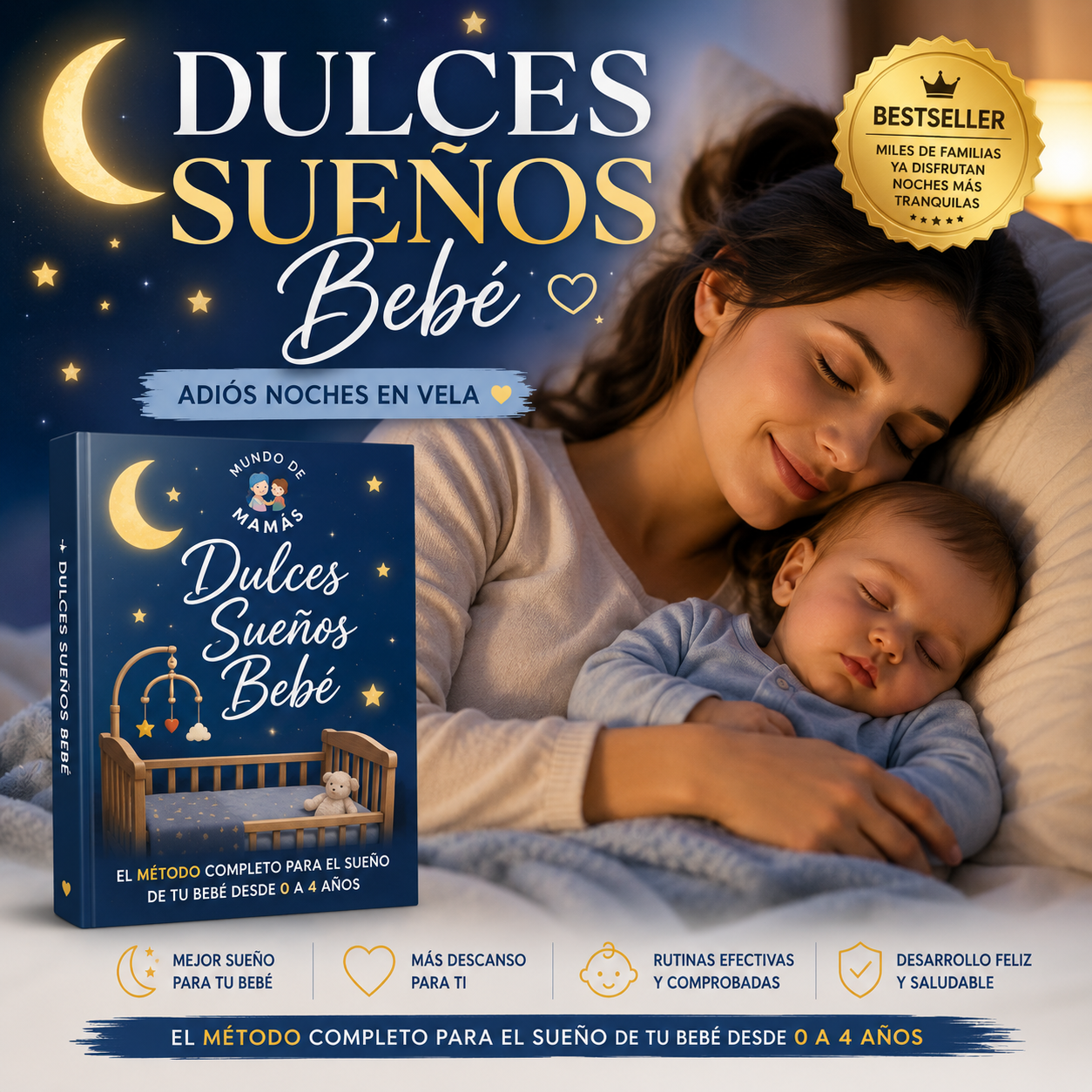 Portada del método DULCES SUEÑOS BEBÉ